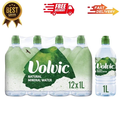 Volvic natural mineral water - natural,
