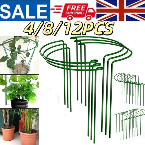 12x round metal plant - 12x, supports
