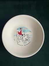 Vintage Disney 101 Dalmations Melamine Bowl Melaware Cereal Bowl B8
