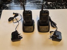  2 X Kenwood Protalk TK-3301 Licence Free 2Way Radio Walkie Talkie-Ok-Grade C