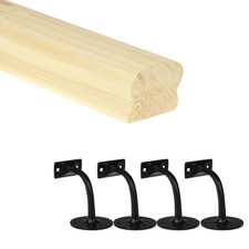 Pine cottage loaf handrail - pine,