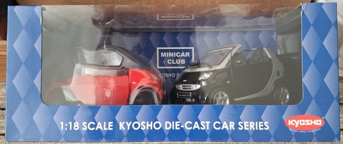 Kyosho smart cabrio black - kyosho,
