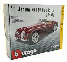 Burago 1/24 Scale Diecast Metal Kit 18-25061 - Jaguar XK 120 Roadster 1951