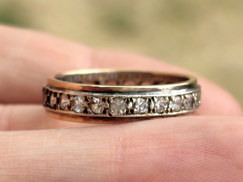 Vintage two tone - two, 9ct