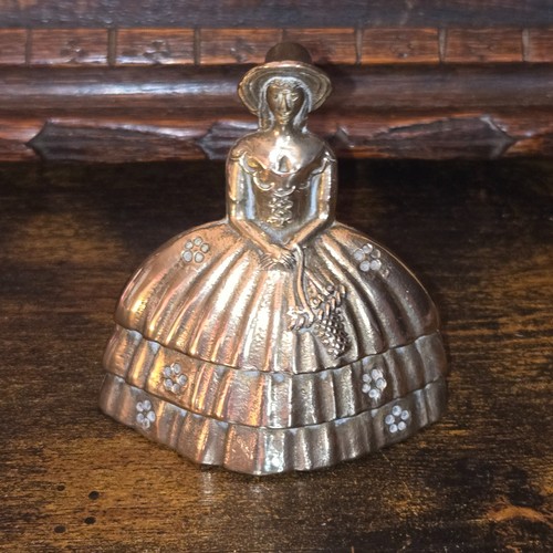 Vintage brass bell colonial - vintage,