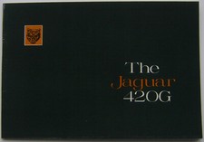Jaguar 420G Saloon 1969-70 Original UK Prestige Sales Brochure Mark X