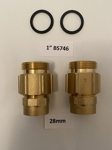 Domestic gas meter adapters - domestic, x2