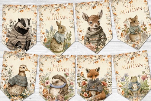 Woodland animals autumn - woodland,