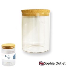 600ML Glass Canister with Cork
