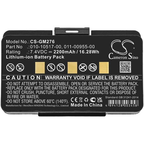 Battery for garmin 2200mah 276 - for,