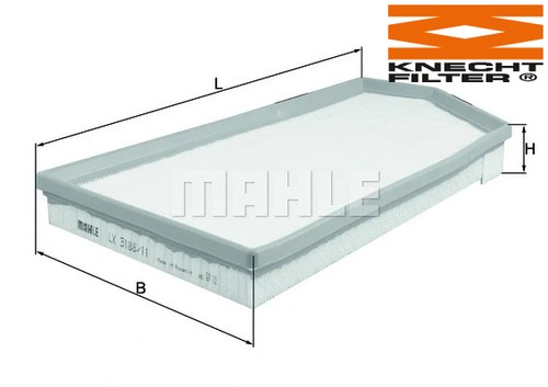 Air filter 3188 knecht - lx,