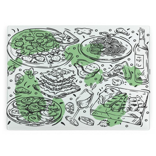 Italian food themed - italian,
