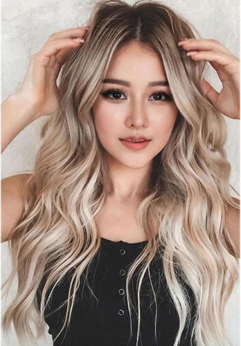 Body wave black wig - wave,