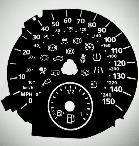 Conversion speedo dial for - dial, vw