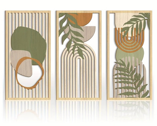 Set sage green - 3, abstract