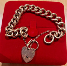 VINTAGE 9CT GOLD HEART LOCK
