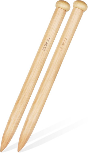 Jumbo knitting needles 25mm - needles,