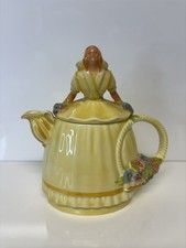 Antique Ditmar Urbach Czechoslovakia Dutch grl Teapot Hand Painted 82 76 37 RARE