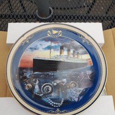  Bradford Exchange Titanic Plate Maiden Voyage ~ Queen Of The Ocean 1998