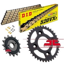 DID Gold X-Ring Chain & Quiet JT Sprocket Kit For Honda CB500 X 2019-2023