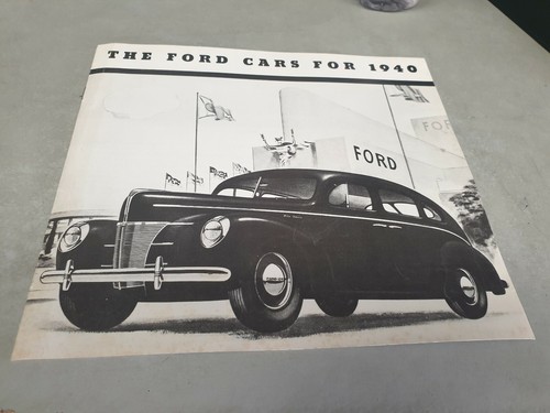 1940 ford sales brochure - sales,