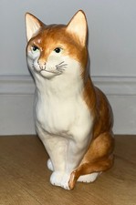 Babbacombe Vintage Pottery Ginger Tom Cat Figurine