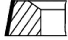 Piston ring set 002 24 N0