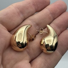 Isabella M Earrings 14K Gold