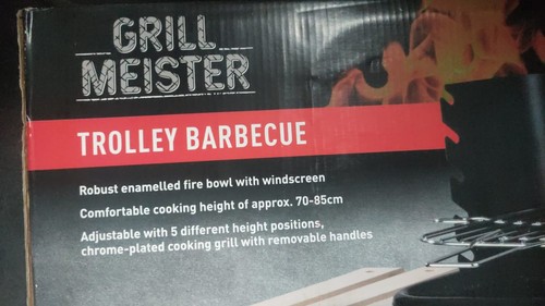 Grill meister trolley bar - grill, with