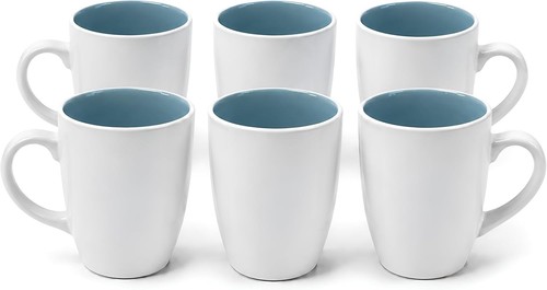 Coffee mugs set ceramic - coffee, 6