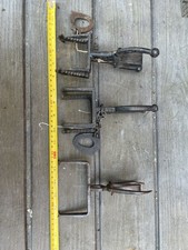 Superb Collection Of Antique Iron Mole Traps