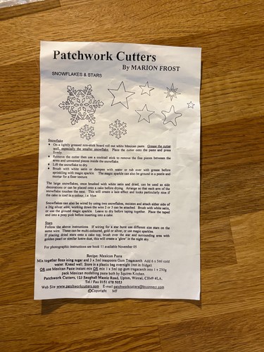 Marion frost patchwork cutter - marion,