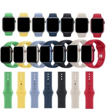 Apple Watch Straps Band iWatch Series 7 6 SE 5 4 3 38/40/42/44 Silicone