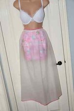 AB - Full length noisy plastic'y slip /skirt, AB, BN, Large