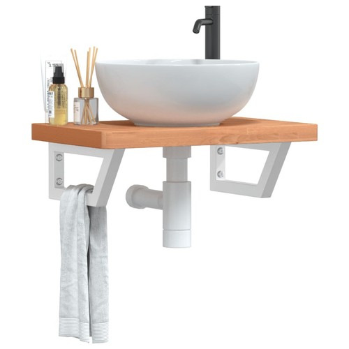Basin shelf wall mounted steel - wall,