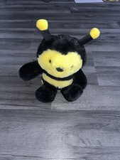 Card Factory Yellow Bumble Bee Plush Soft Toy – 10 Inch – Pre-Owned – Cute Gift