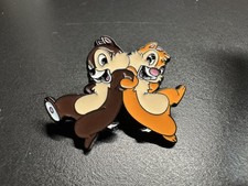 Chip 'n' Dale Pin Badge Disney Enamel Metal Brooch