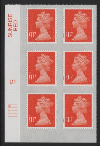 Security machin stamps - gb,