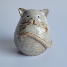Studio Pottery Fat Cat