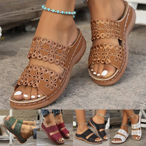 Ladies womens sandals mid - womens,
