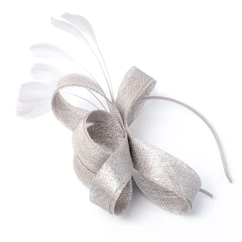 Women sinamay silver - sinamay,