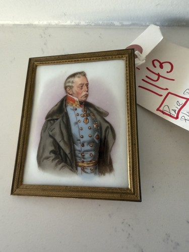 Austrian porcelain portrait - austrian,