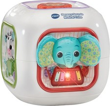 VTech Baby Sensory Sounds Musical Cube, English version, New but open box, teste