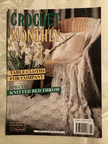 Crochet monthly craft magazine - crochet,