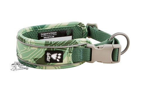 Wide dog collar hurtta camo - dog,