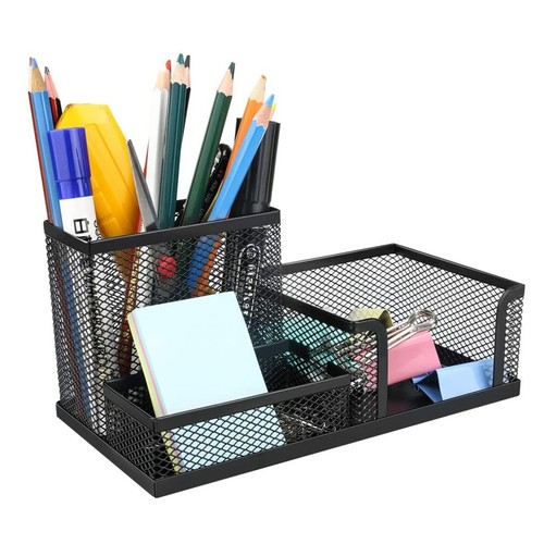 Stationery desk organiser mesh - desk, organiser-mesh