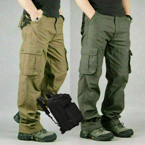 Men tactical cargo army - cargo, work