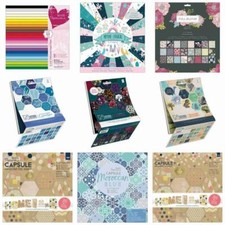 Papermania Craft Paper & Pads A4 Decoupage Lace Paper Themed Coloured Choose