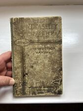 Wolseley 12/48 HP Series 3 Original 1939 Instruction Manual Book