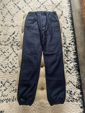ZARA Men's Trousers Joggers - Dark Navy Blue - Size 28-30" - SMALL
